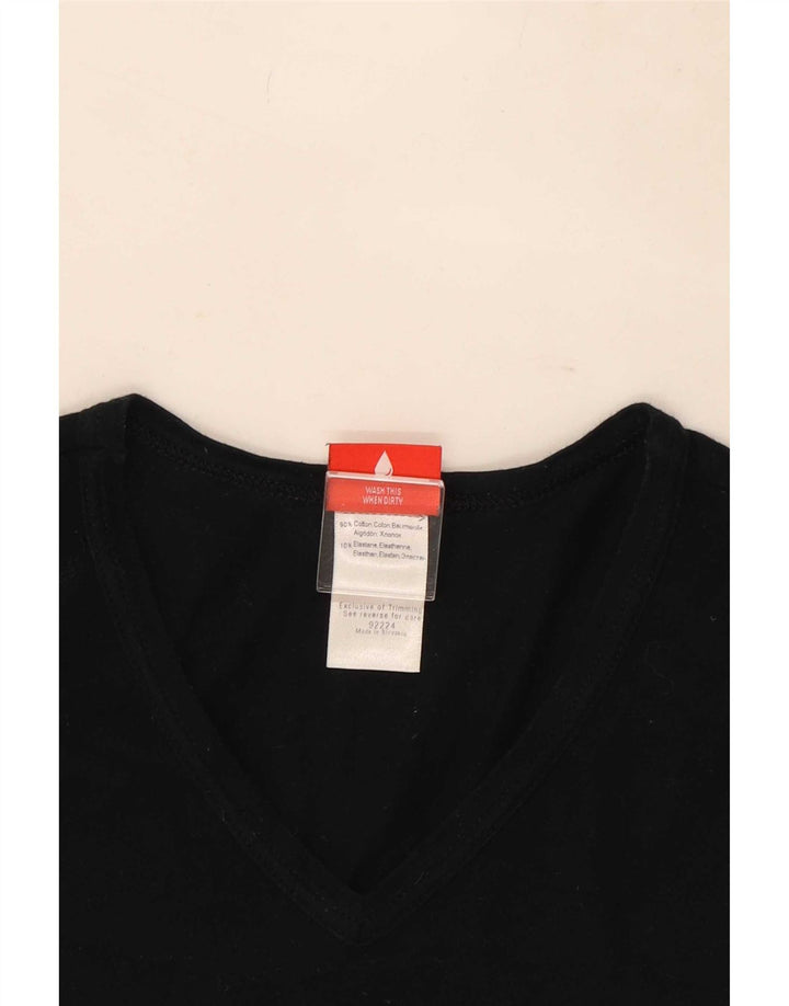 Puma Herren T-Shirt Top Medium Schwarz Baumwolle