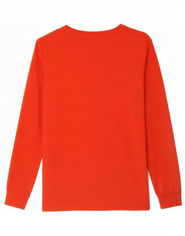 Champion Langarmshirt mit Grafik für Jungen, 11–12 Jahre, Größe L, aus roter Baumwolle