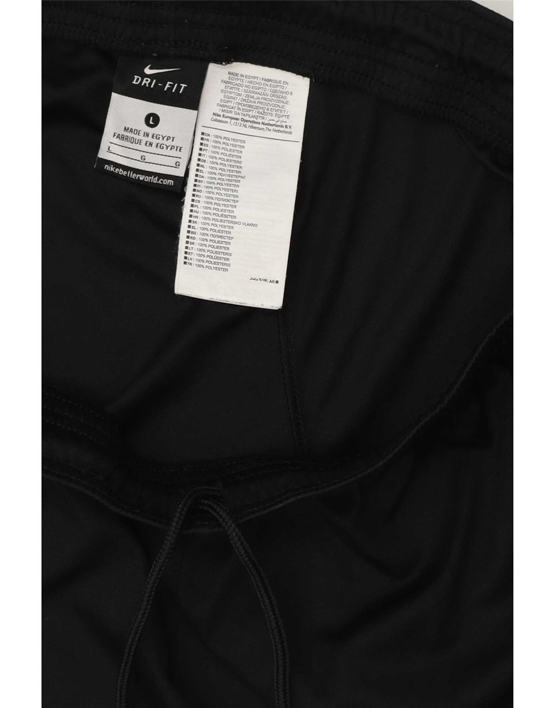 Nike Herren Dri Fit Sportshorts, groß, aus schwarzem Polyester