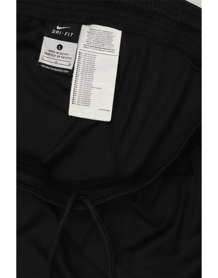 Nike Herren Dri Fit Sportshorts, groß, aus schwarzem Polyester