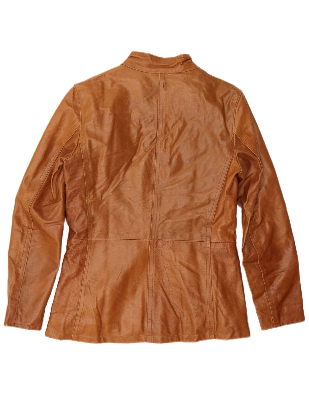 Bayside Damen Lederjacke UK 10 Kleines braunes Leder