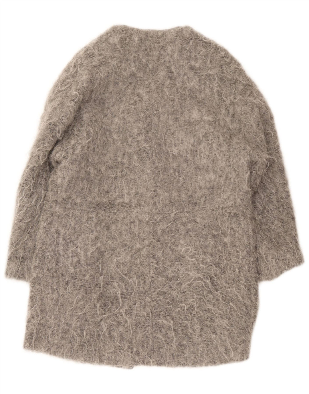 Zara Damen Mantel UK 14 Mittelgrau