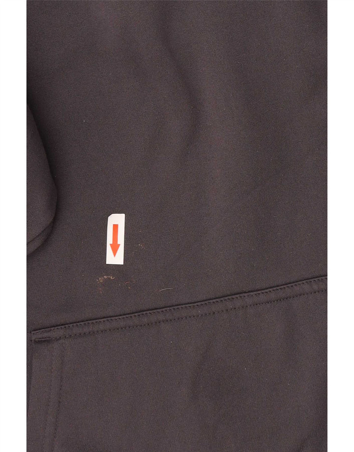 Reebok Herren Kapuzenpullover Mittelgraues Polyester