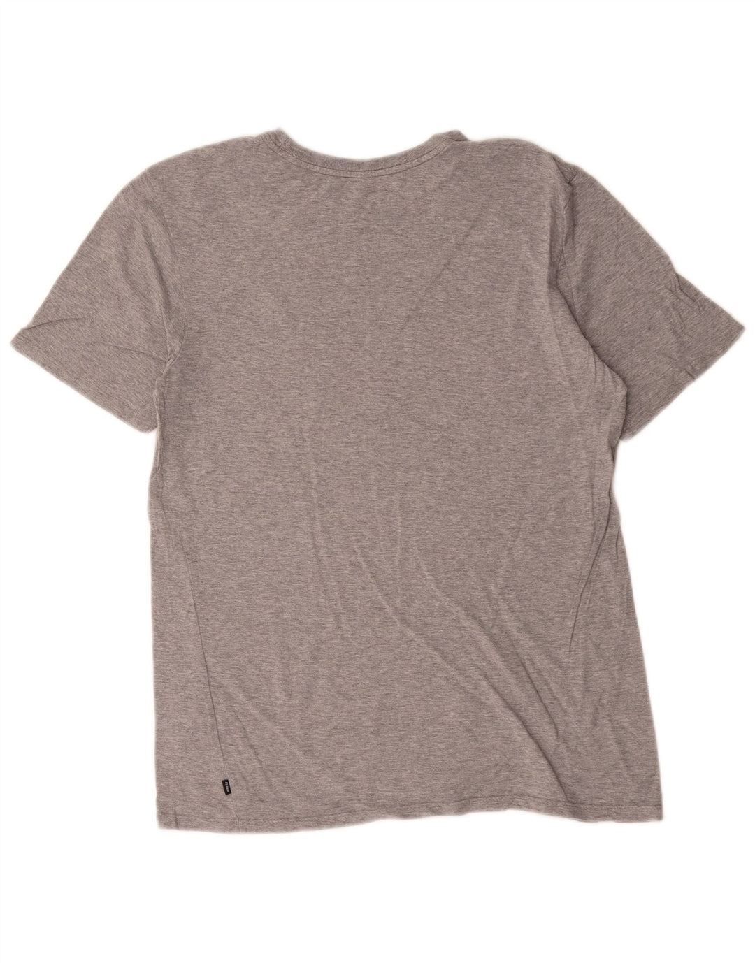 Nike Herren Athletic Cut Graphic T-Shirt-Oberteil aus mittelgrauer Baumwolle