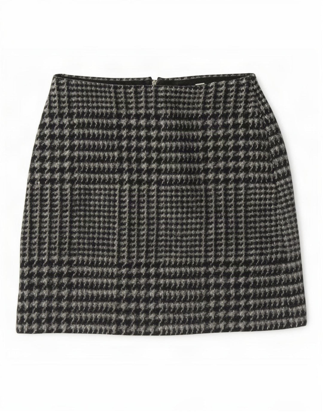 Jack Wills Damen Minirock UK 8 Small W28 Graues Hahnentritt-Polyester