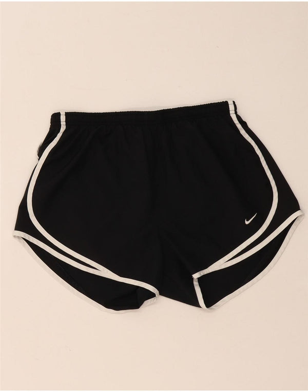 NIKE Damen Dri Fit Sport Shorts UK 12 Medium Schwarz