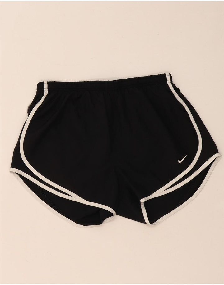 NIKE Damen Dri Fit Sport Shorts UK 12 Medium Schwarz