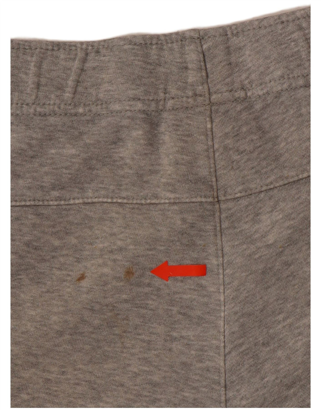 NIKE Herren-Trainingshose, Jogginghose, groß, graue Farbblock-Baumwolle