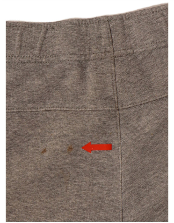 NIKE Herren-Trainingshose, Jogginghose, groß, graue Farbblock-Baumwolle