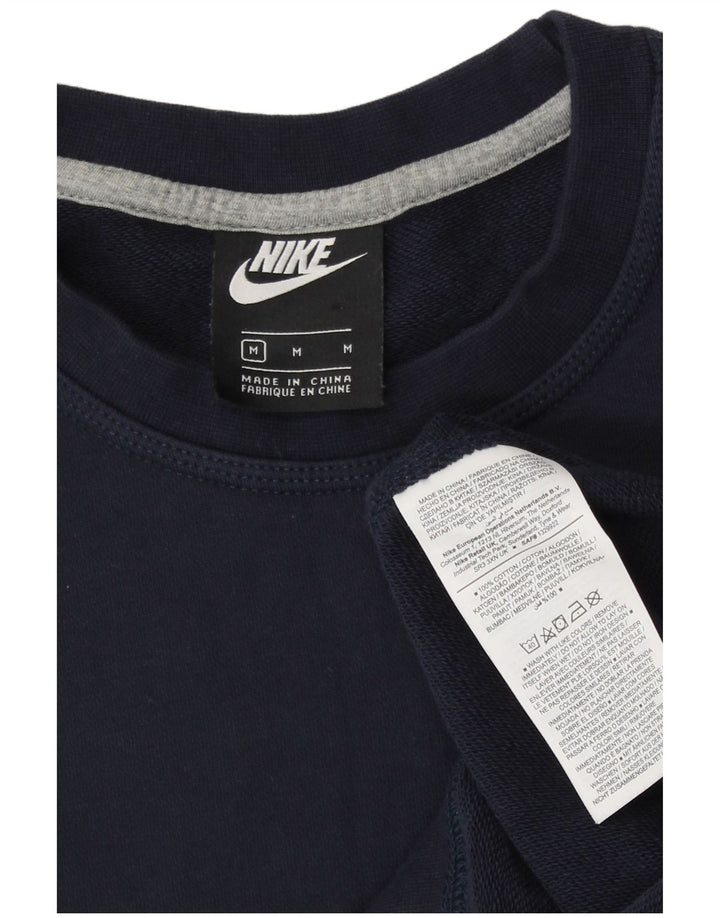 Nike Herren-Sweatshirt, mittelgroß, marineblau, Baumwolle