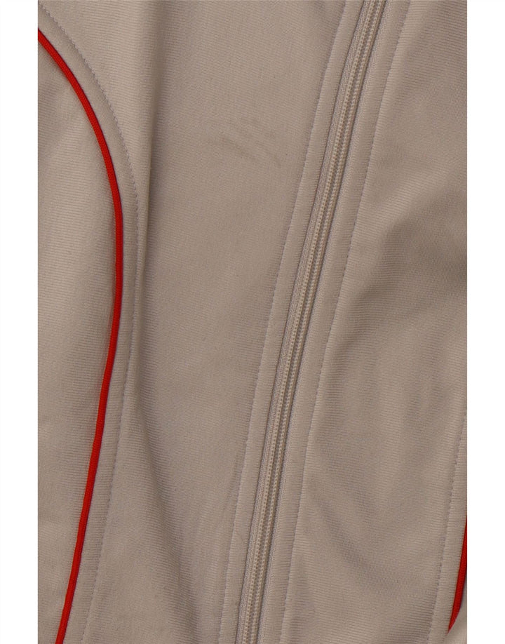 KAPPA Herren-Trainingsanzug-Top-Jacke, großes graues Farbblock-Polyester