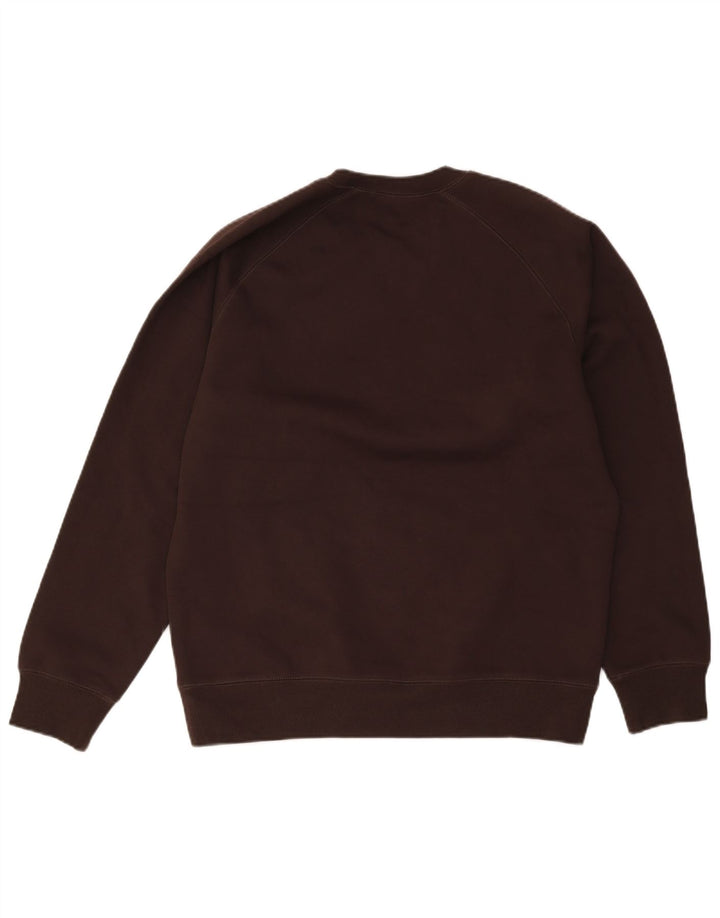 Carhartt Herren-Sweatshirt-Pullover, große braune Baumwolle
