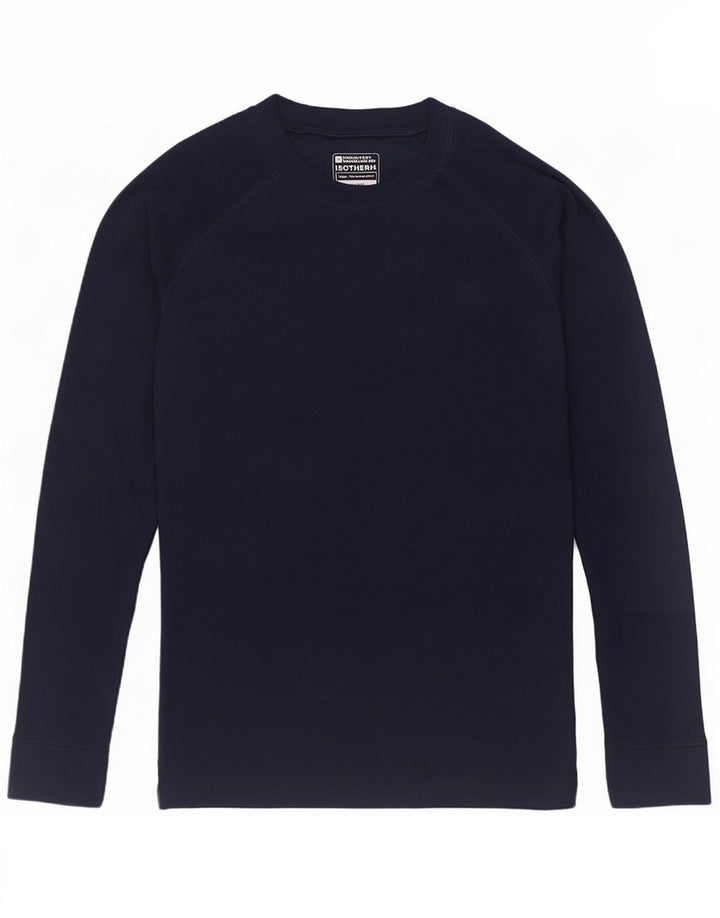 Mountain Warehouse Damen-Oberteil, langärmlig, UK 12, Mittel, Marineblau, Polyester
