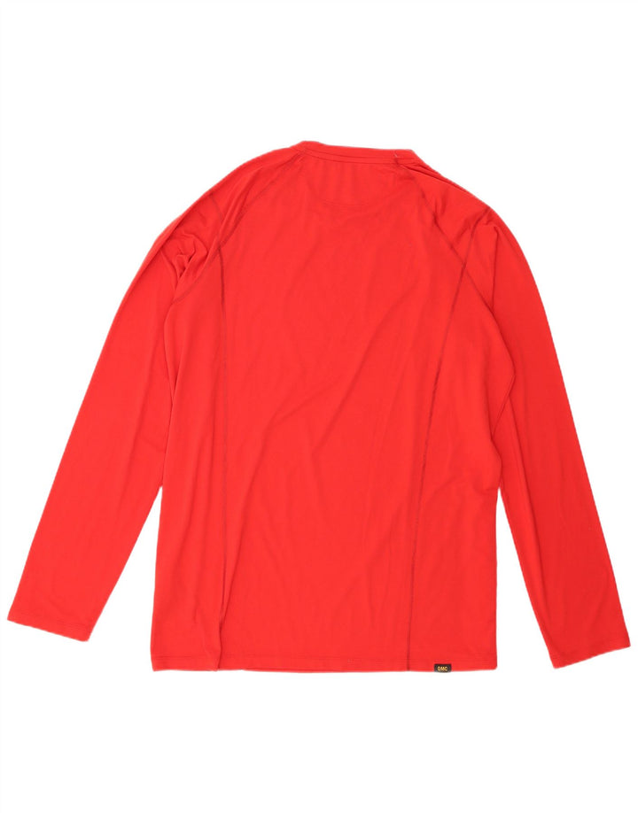 Jack Wolfskin Herren Top Langarm UK 44/46 XL Rot Polyester
