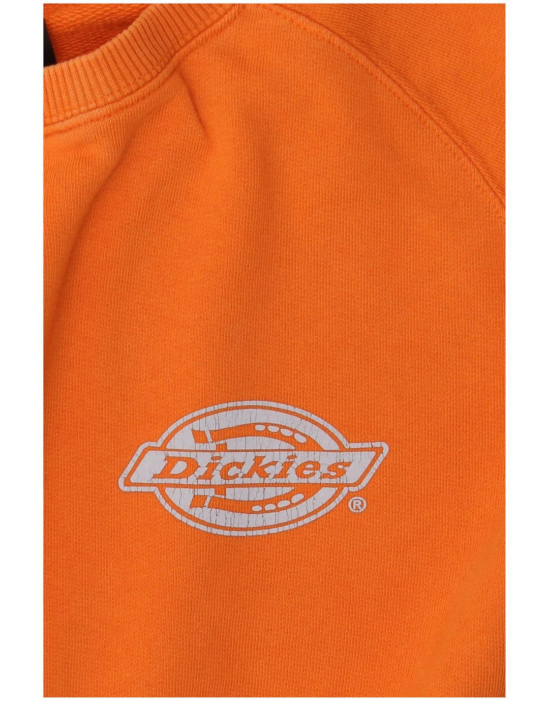 Dickies Herren-Sweatshirt-Pullover aus mitteloranger Baumwolle