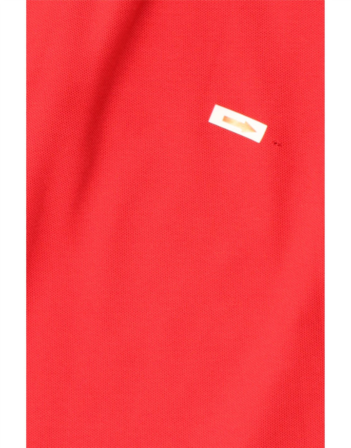 Tommy Hilfiger Herren-Poloshirt, große rote Baumwolle