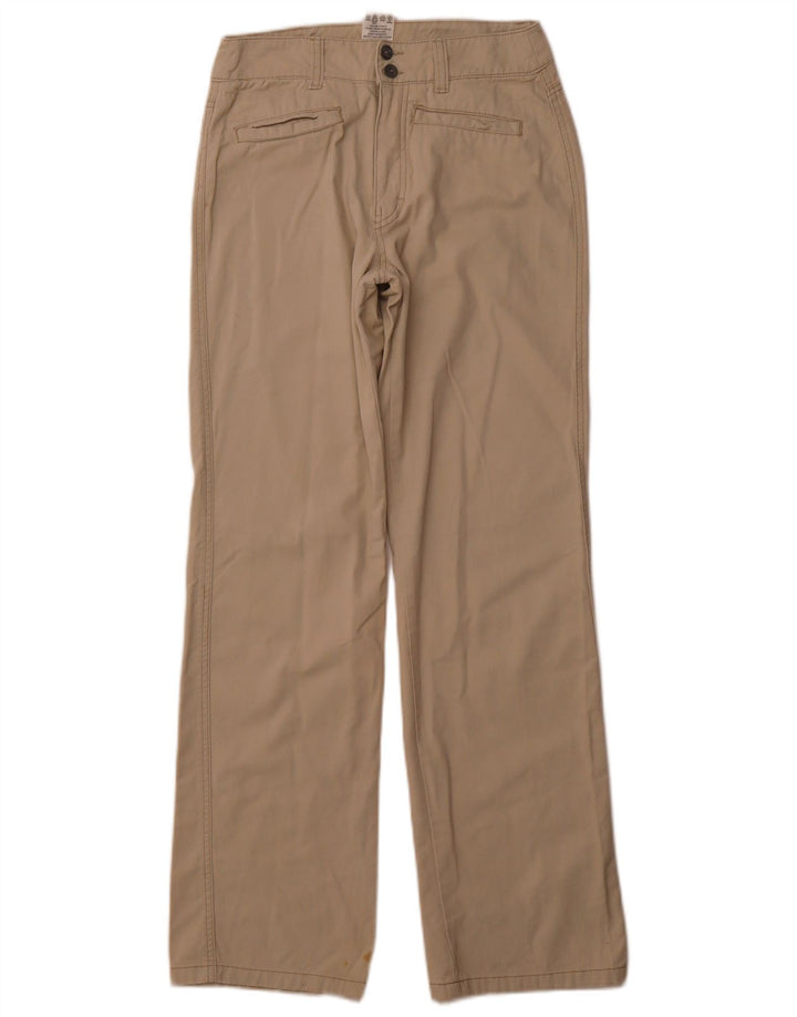 CALVIN KLEIN Damen Gerade Freizeithose W28 L32 Beige Baumwolle