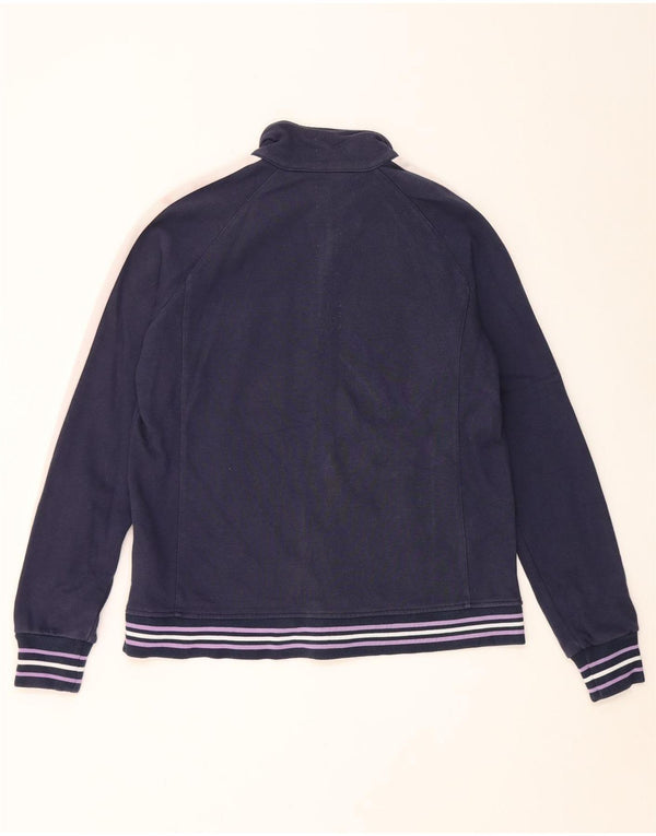 Champion Damen-Trainingsanzugoberteil, UK 16, Größe L, Marineblau, Farbblock