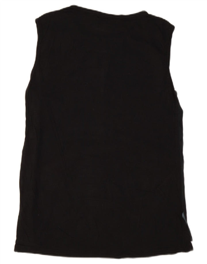 Trussardi Jeans Damen Grafik-Weste-Top IT 40 Small Schwarz