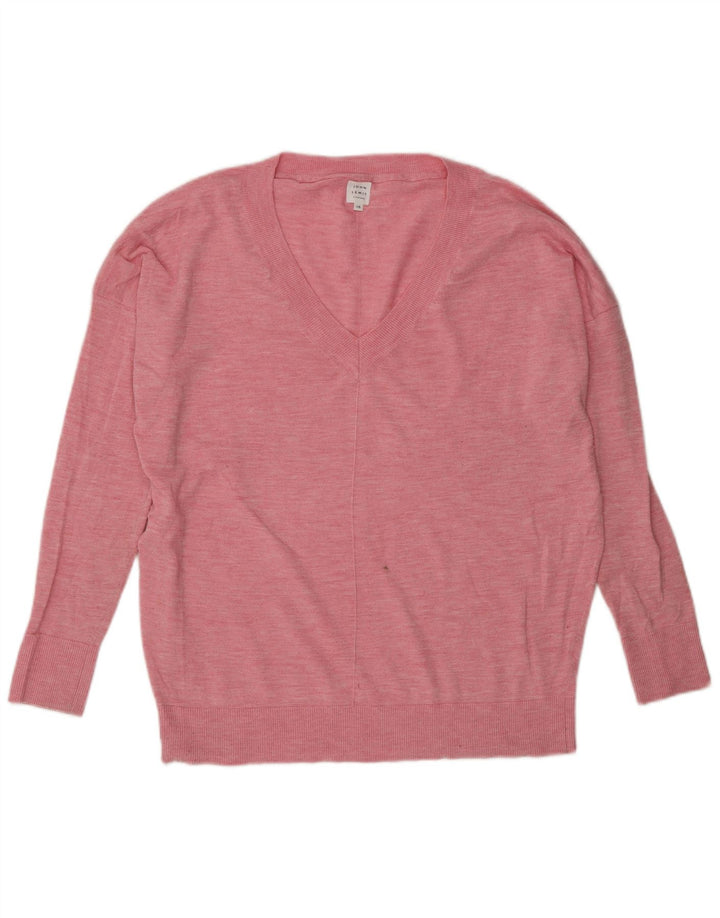 JOHN LEWIS Damen-Pullover, übergroß, V-Ausschnitt, Gr. 10, Größe S, Rosa
