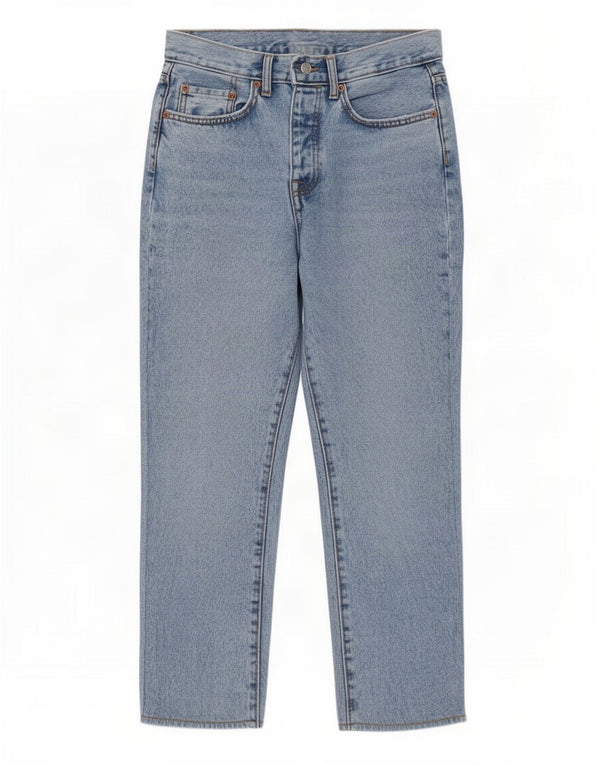 Zara Damen Straight Jeans EU 36 XS W29 L25 Blau