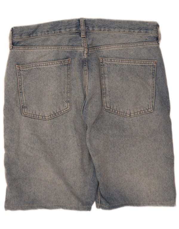 Zara Damen Jeansshorts EU 38 Small W28 Blaue Baumwolle