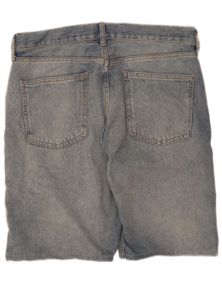 Zara Damen Jeansshorts EU 38 Small W28 Blaue Baumwolle