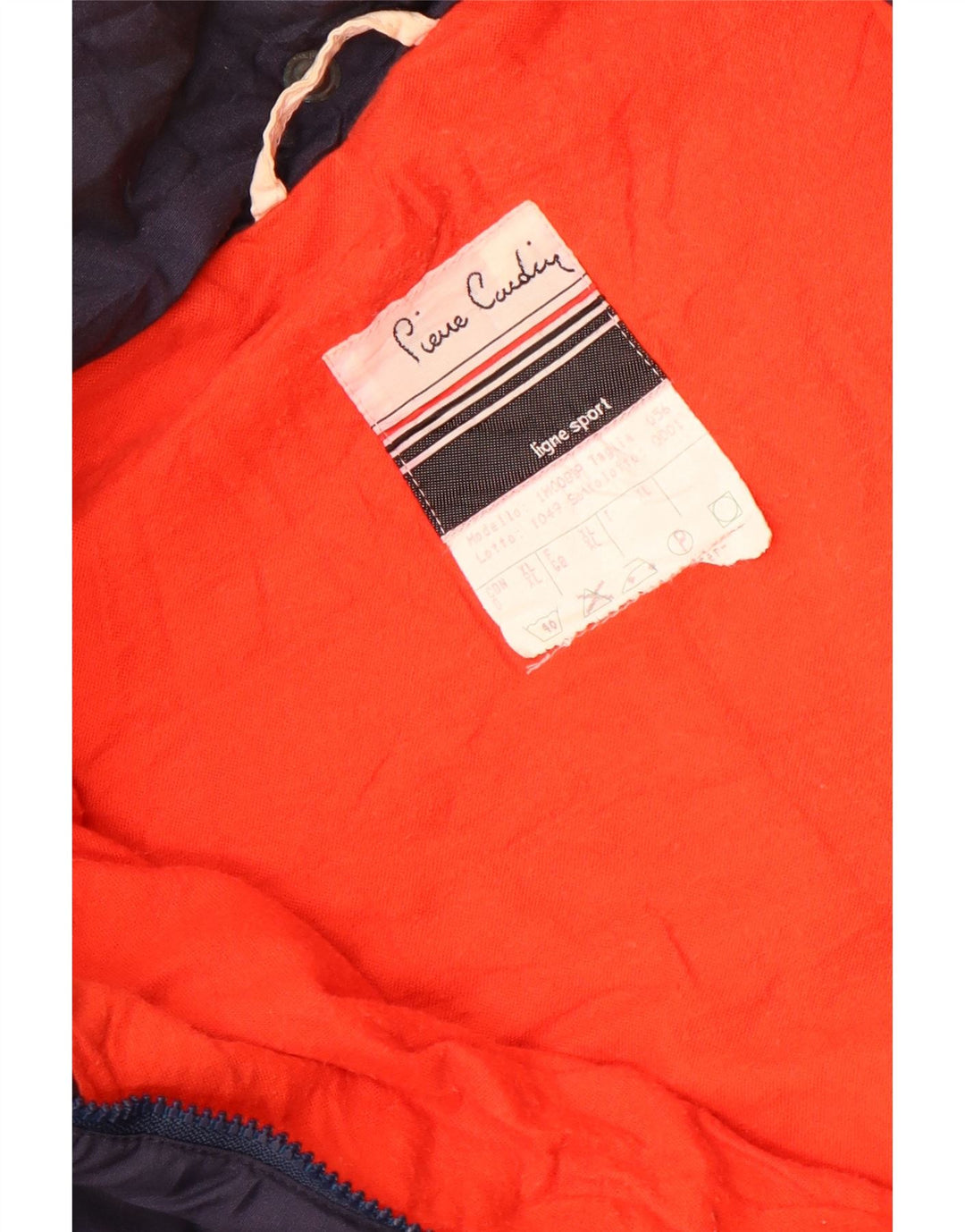 Pierre Cardin Herren Wattierte Jacke UK 42 XL Marineblau Farbblock