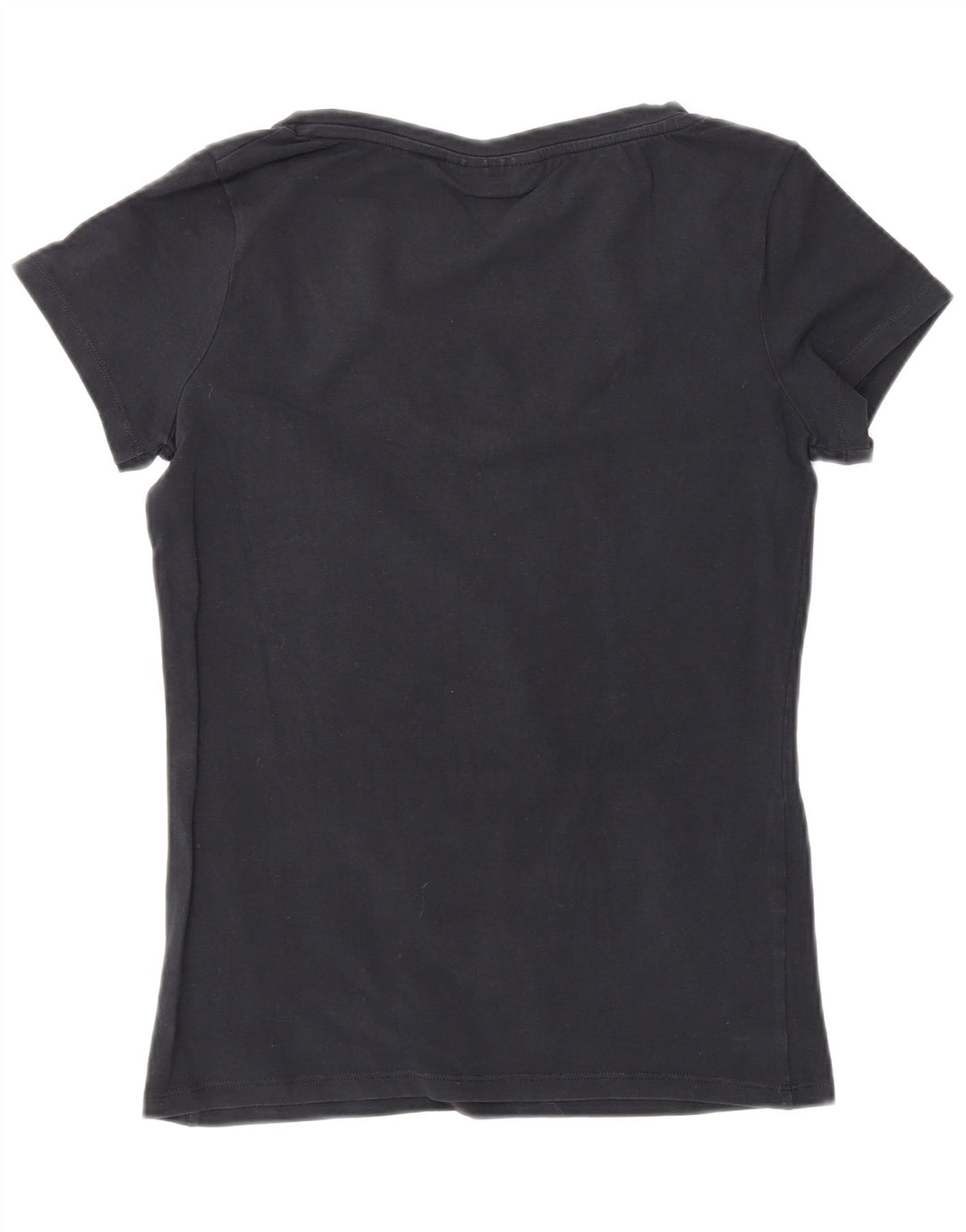Lee Damen T-Shirt Top UK 14 Large Schwarz
