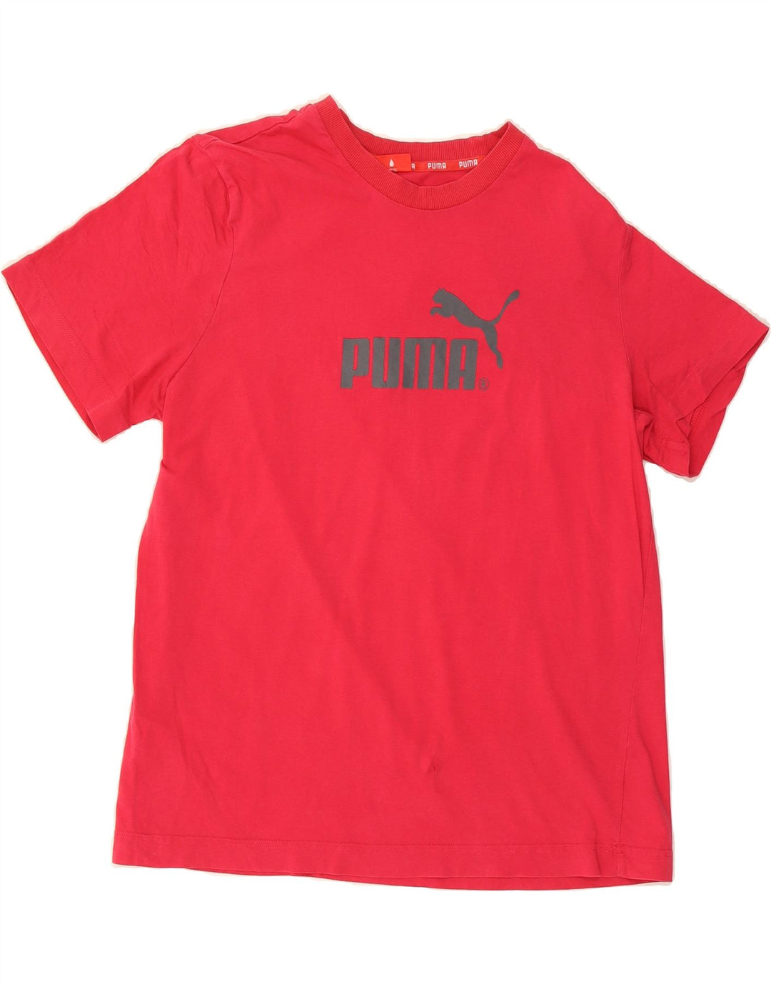 PUMA Mens Graphic T-Shirt Top XL Red Vintage Puma and Second-Hand Puma from Messina Hembry 