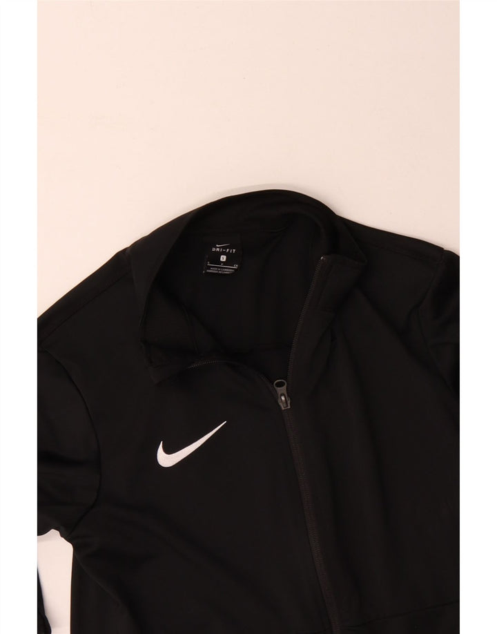 Nike Herren Dri Fit Trainingsanzug Top Jacke Small Schwarz Polyester