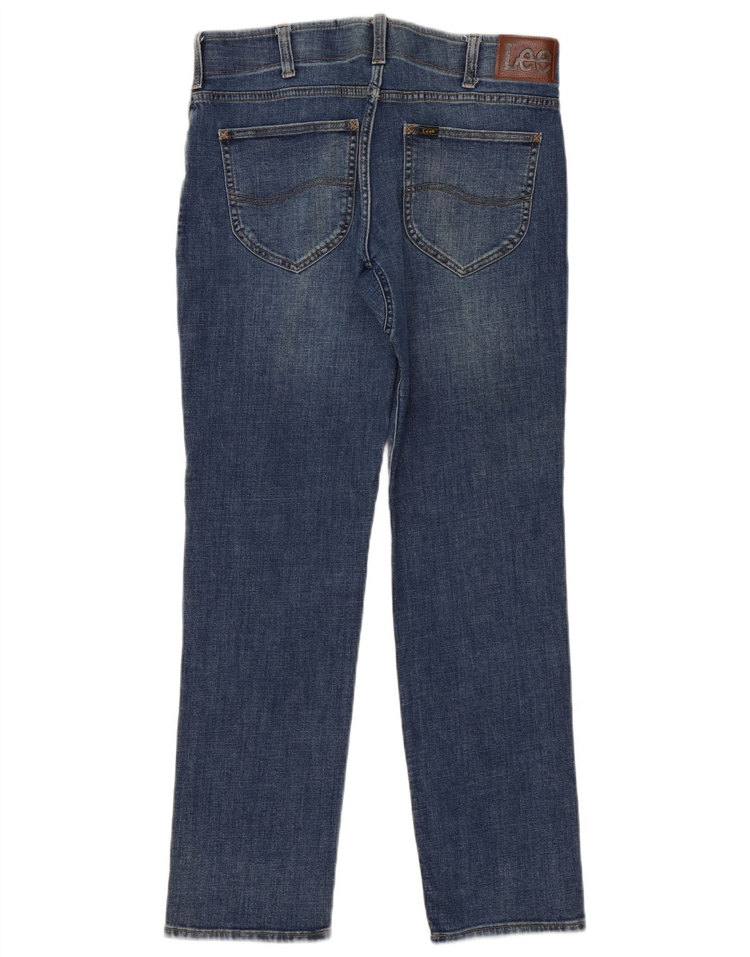 Lee Herren Straight Tapered Jeans W34 L31 Blau