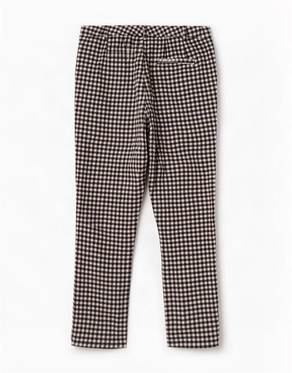 Marks & Spencer Damen Crop Suit Hose UK 16 Large W34 L24 Black Gingham