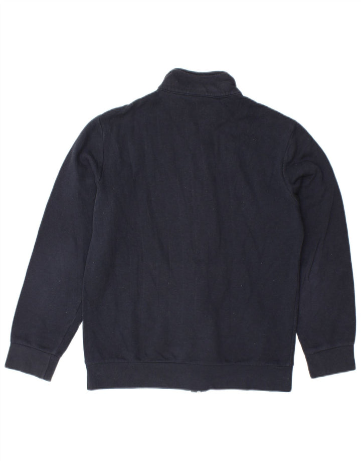 CHAMPION Boys Graphic Tracksuit Top Jacket 11-12 Years Large Navy Blue