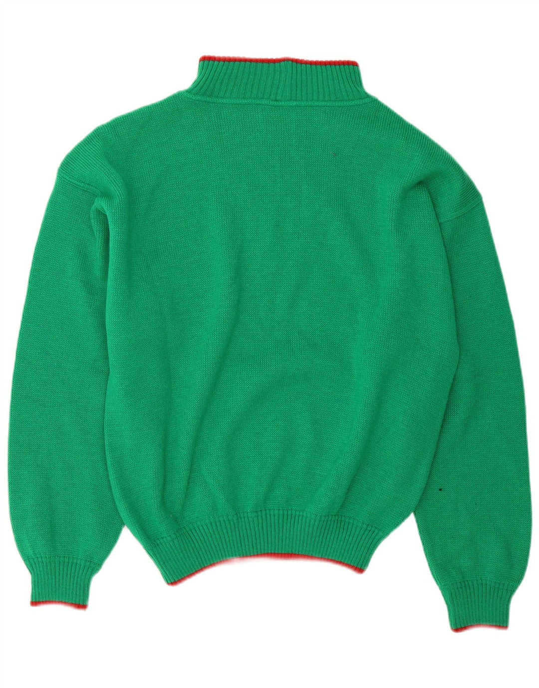 Foxhound Herren-Pullover mit Rollkragen, Grafik, groß, grüne Wolle