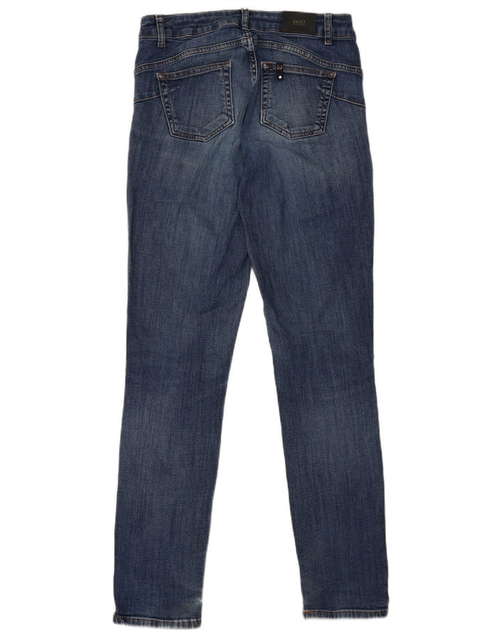 Liu Jo Damen Skinny Jeans W30 L32 Marineblau