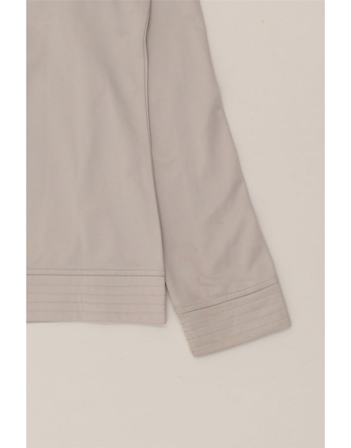 DIADORA Womens Loose Fit Tracksuit Top Jacket UK 10 Small White Polyester Vintage Diadora and Second-Hand Diadora from Messina Hembry 