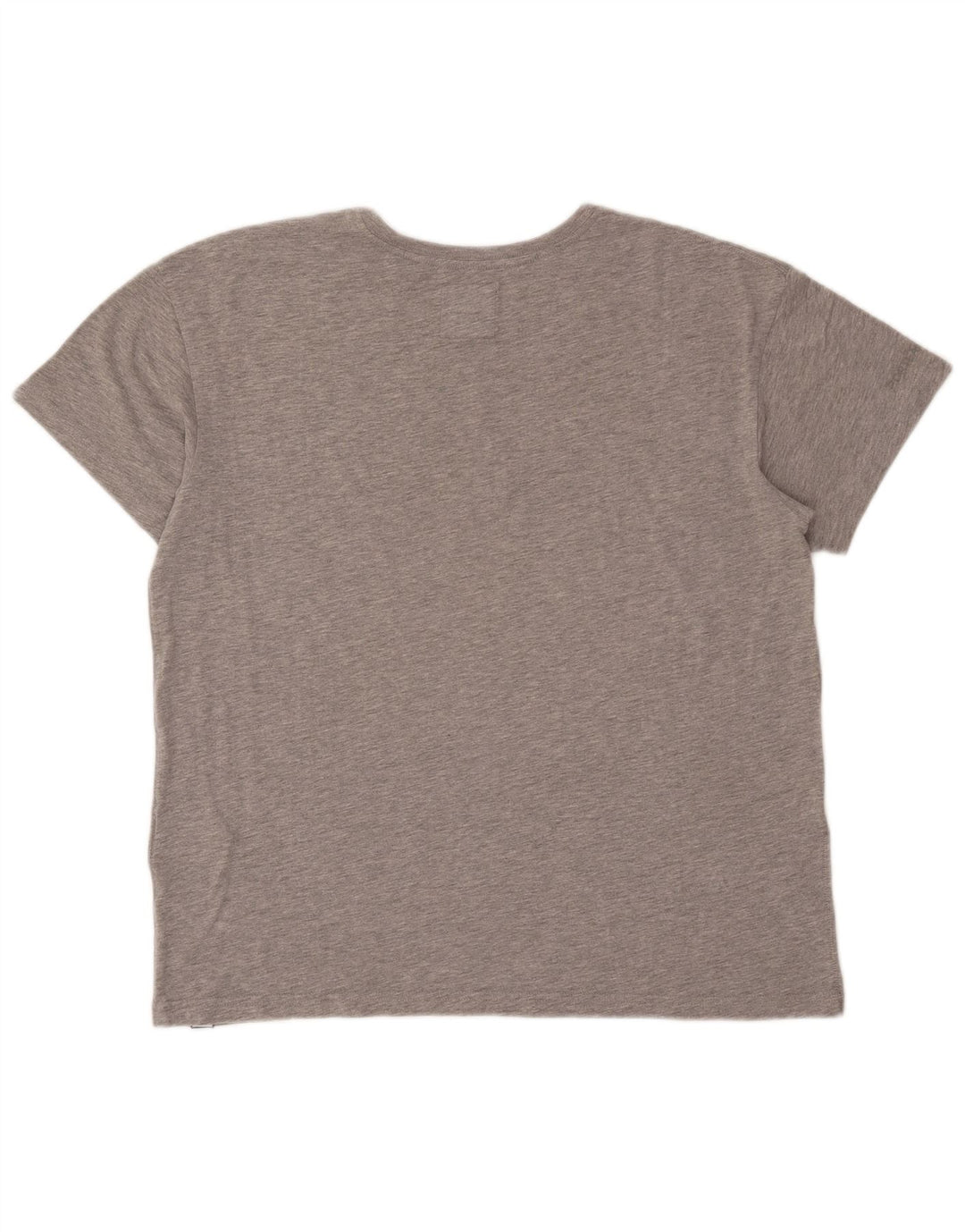 SUPERDRY Grafik-T-Shirt-Oberteil für Damen, UK 14, Größe L, Grau, Baumwolle