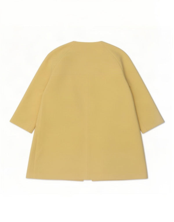 Zara Damen-Mantel mit 3/4-Ärmeln, UK 18, XL, gelbe Viskose