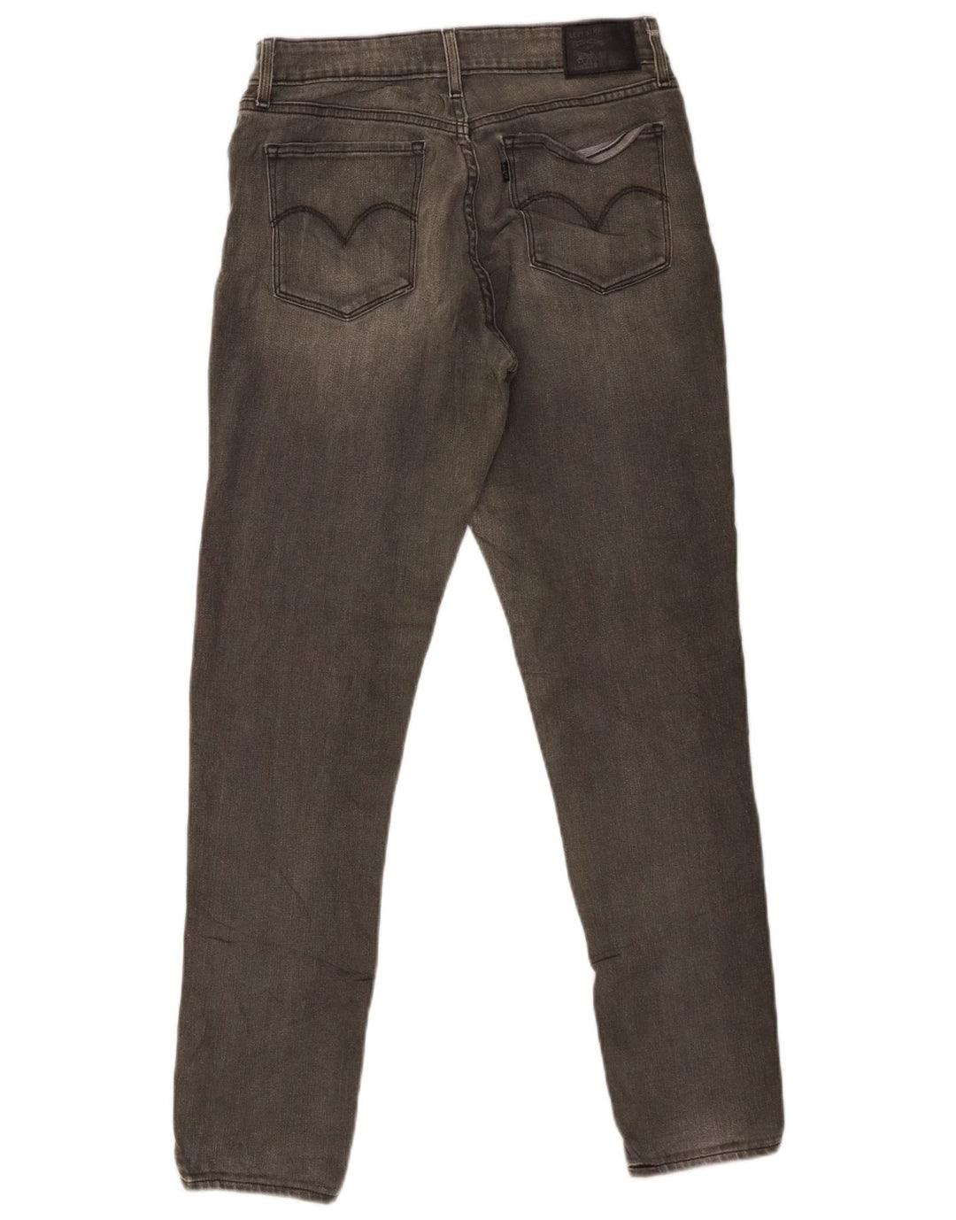 Levi's Damen 711 Skinny Jeans W30 L28 Graue Baumwolle