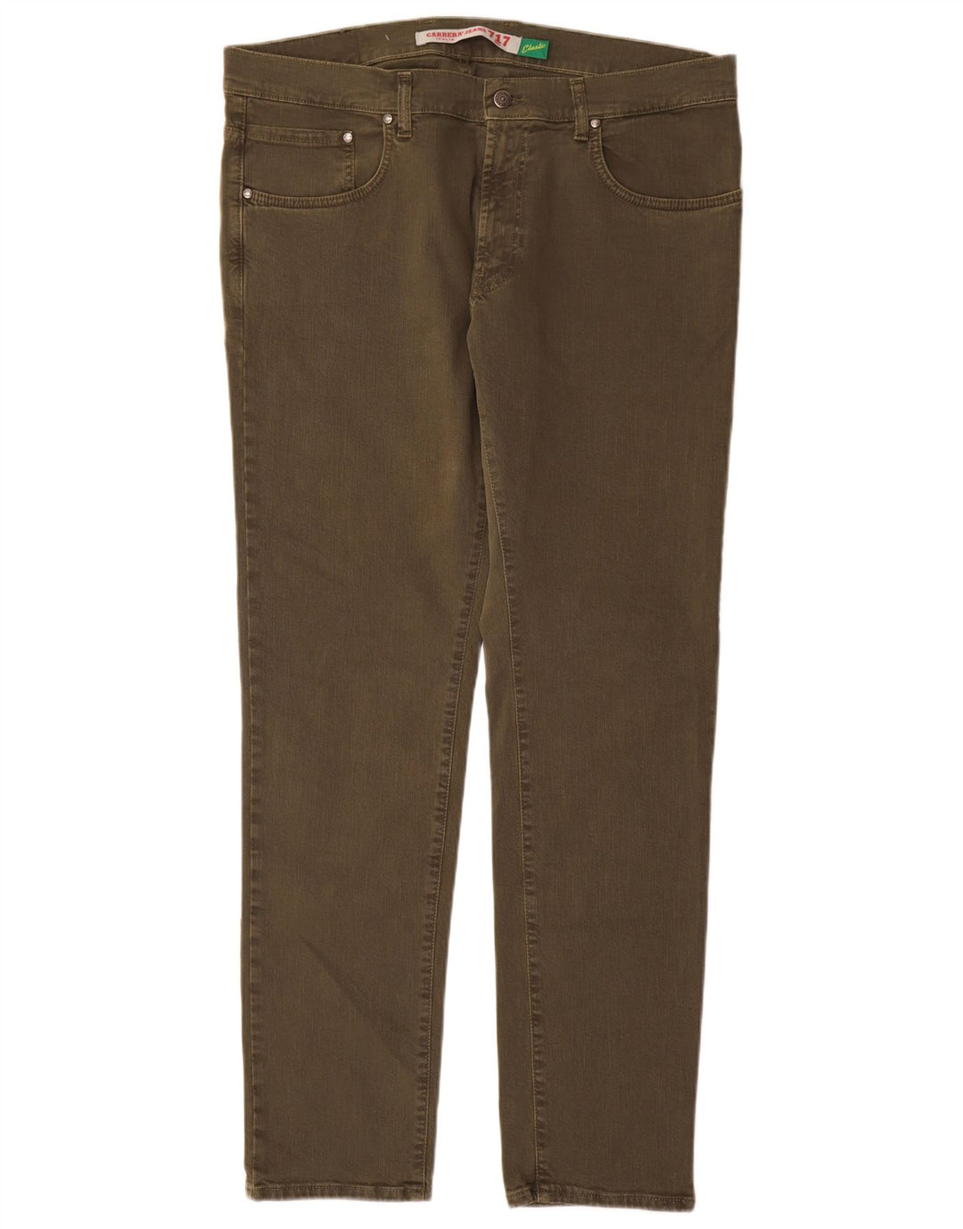 Carrera Herren 717 Slim Jeans W38 L34 Khaki Baumwolle