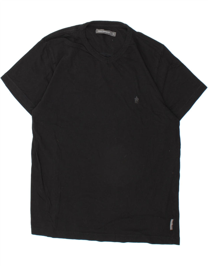 FRENCH CONNECTION Mens T-Shirt Top XL Black Cotton Vintage French Connection and Second-Hand French Connection from Messina Hembry 