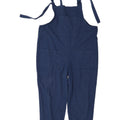 Lucy & Yak Herren Tapered Latzhose Mittelblau