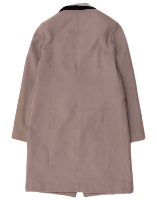 Marks & Spencer Offener Damenmantel UK 10 Small Grau Polyester