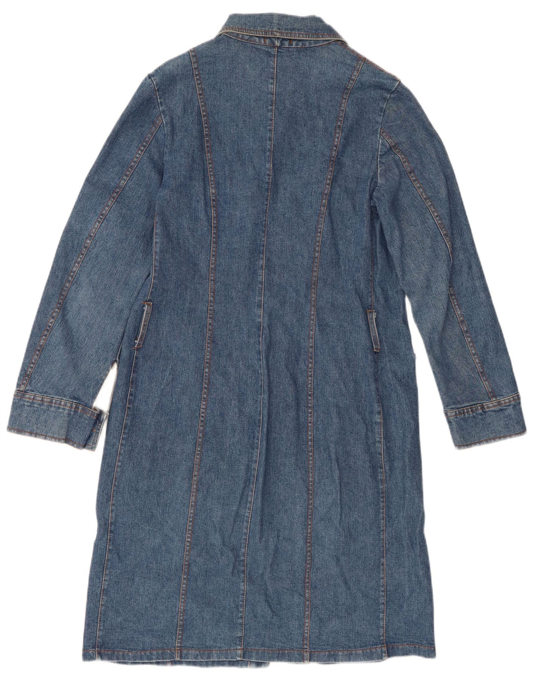 Susy Mix Damen Jeans-Trenchcoat UK 10 Small Blue