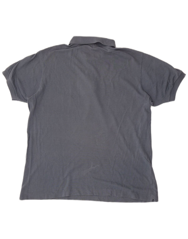 Lacoste Herren-Poloshirt, Größe 6 XL, graue Baumwolle