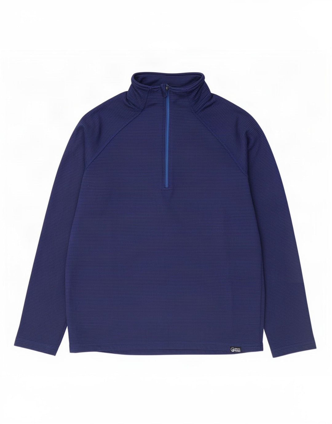North Ridge Herren-Pullover-Trainingsanzugoberteil mit Reißverschluss und Halsausschnitt, groß, blau gestreift