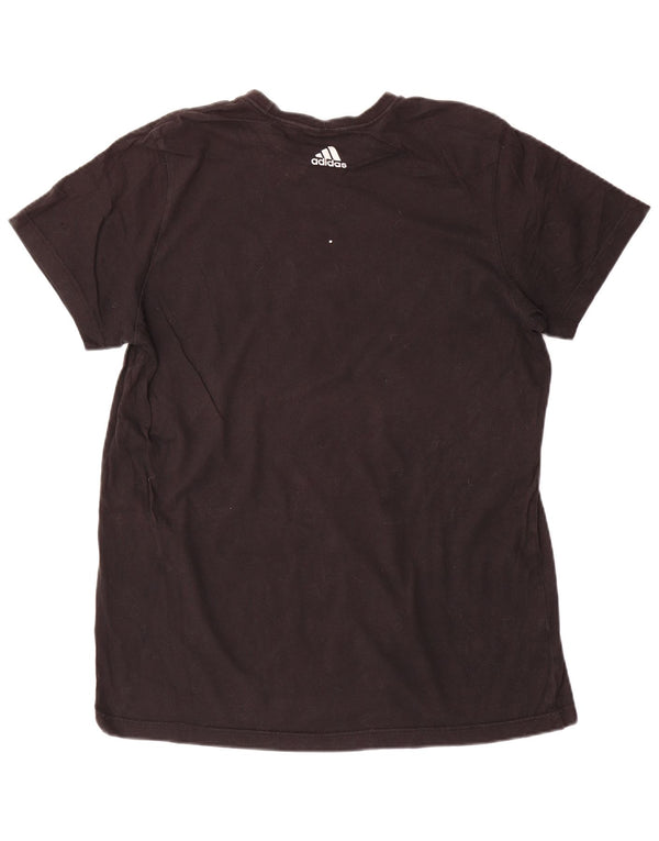 Adidas Herren Grafik T-Shirt Top Large Schwarz Baumwolle
