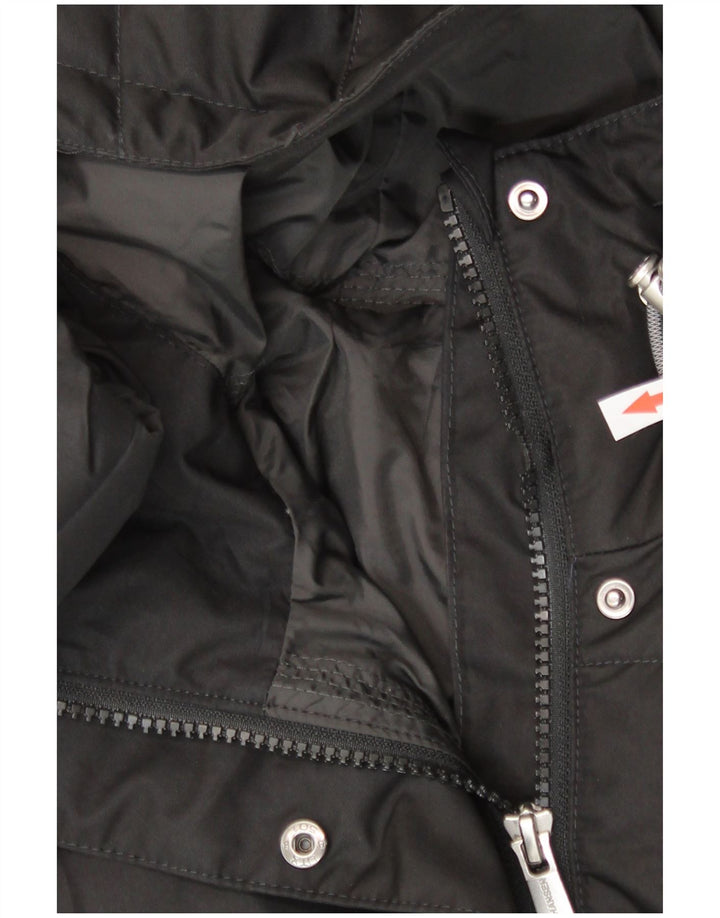 Helly Hansen Wattierter Damenmantel mit Kapuze, UK 10, Größe S, Schwarz, Polyester