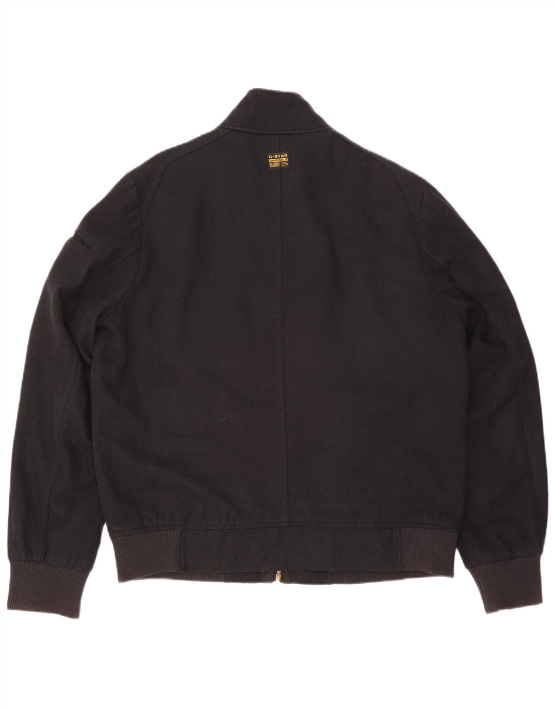 G-Star Herren Bomberjacke UK 42 XL Marineblaue Wolle